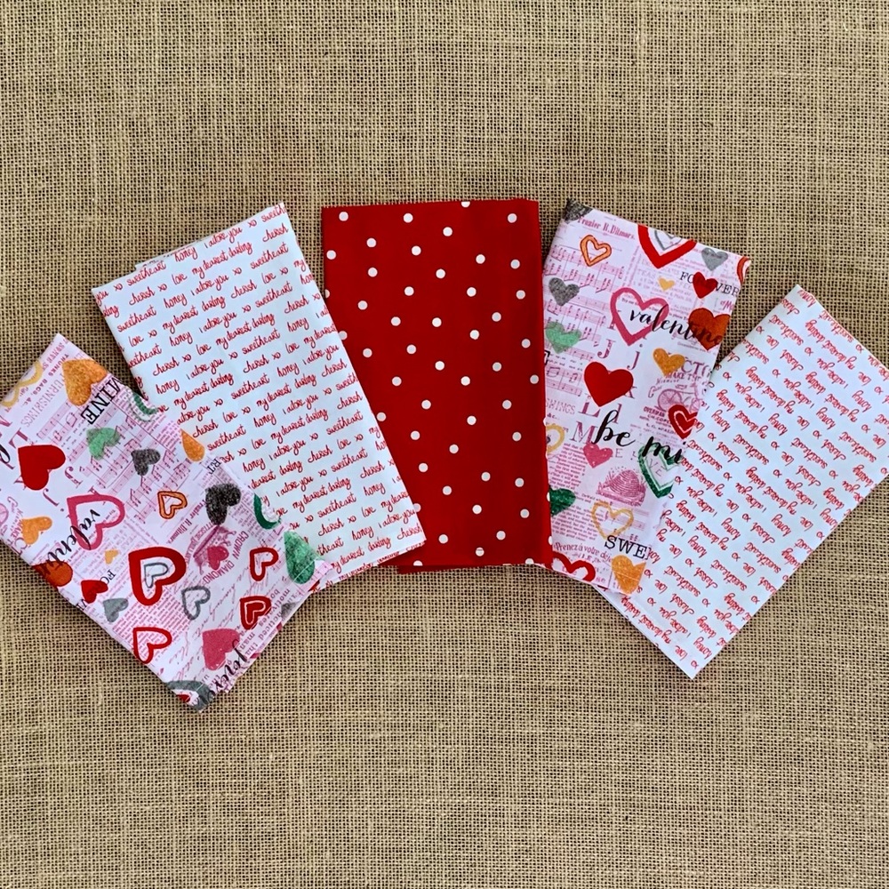 Sweetheart cloth napkins